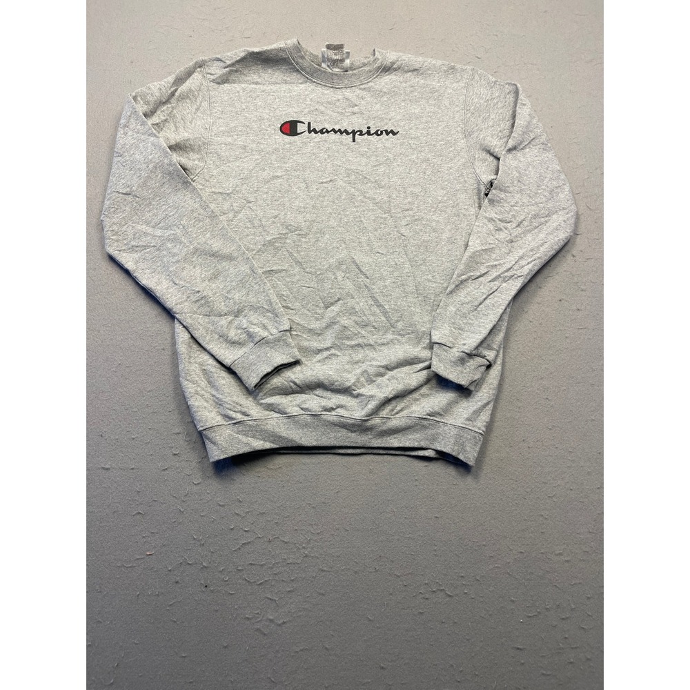 Champion Eco Authentic Sweatshirt Cotton Poly Gray XL Youth